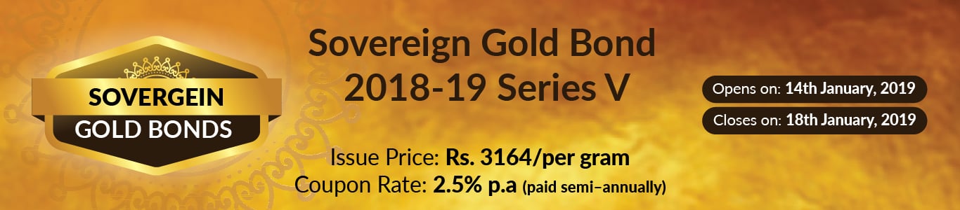Sovereign Gold Bond 2018-19 – Series V